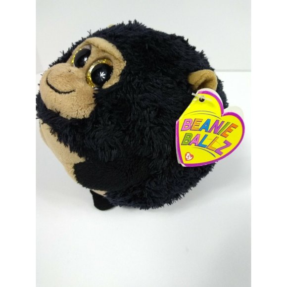 Ty Beanie Ballz TANK 5" GORILLA Plush w/ Tags + GANZ Webkinz 8" Gorilla No Code - Picture 2 of 12